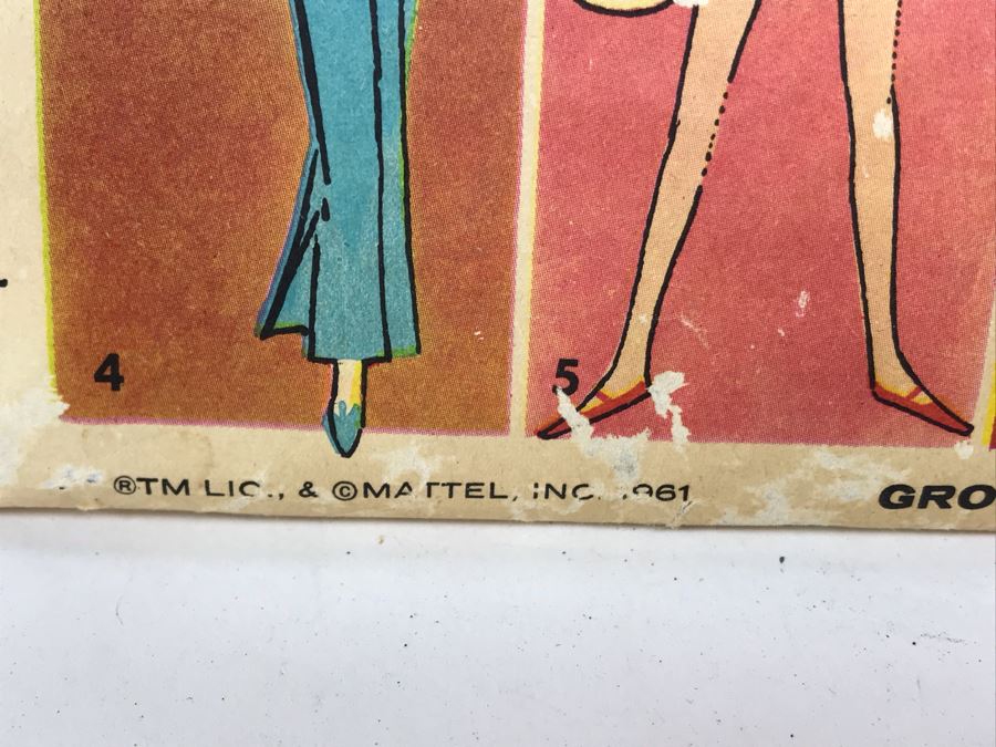 Vintage 1961 Mattel Barbie Teenage Fashion Doll Patterns - See Photos [Photo 5]