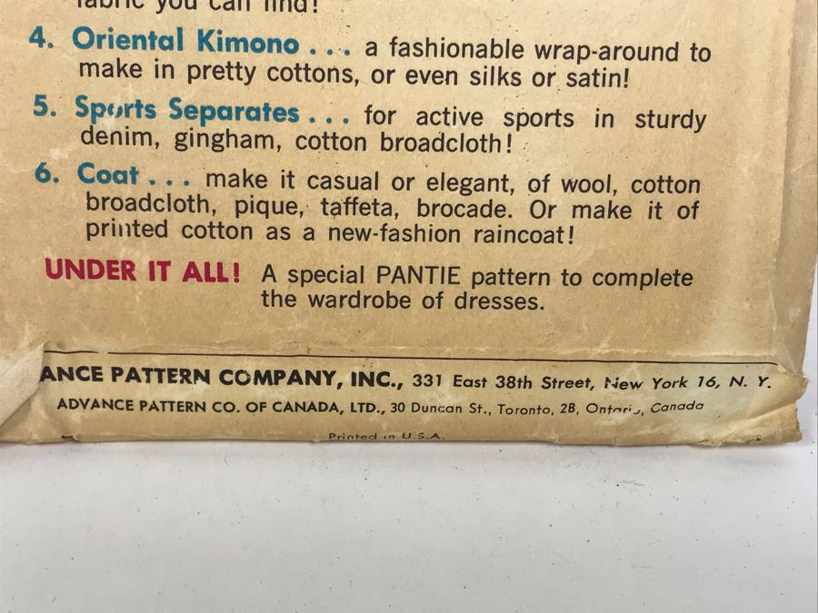 Vintage 1961 Mattel Barbie Teenage Fashion Doll Patterns - See Photos [Photo 9]