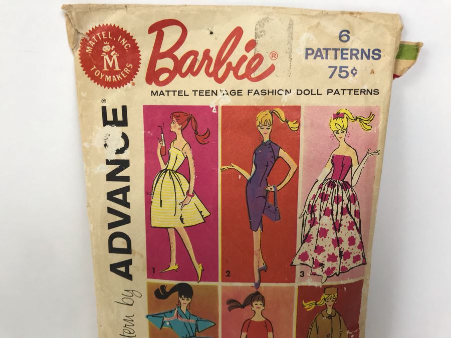 Vintage 1961 Mattel Barbie Teenage Fashion Doll Patterns - See Photos [Photo 3]