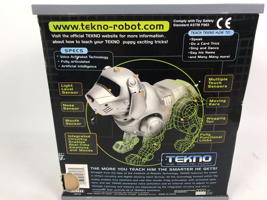 New In Damaged Box Tekno The Robotic Puppy 2000 [Photo 11]