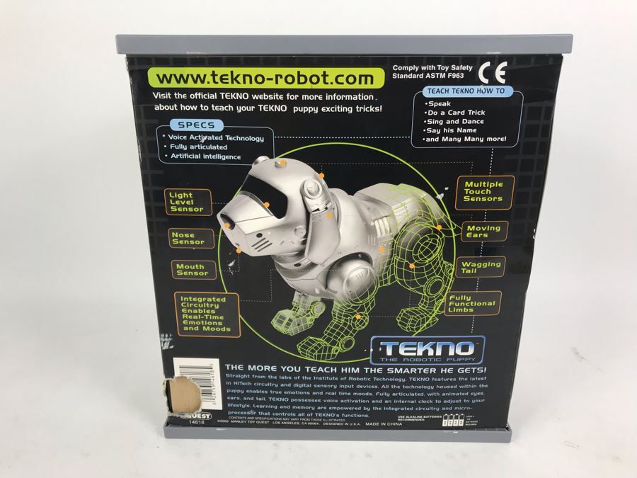 New In Damaged Box Tekno The Robotic Puppy 2000 [Photo 9]