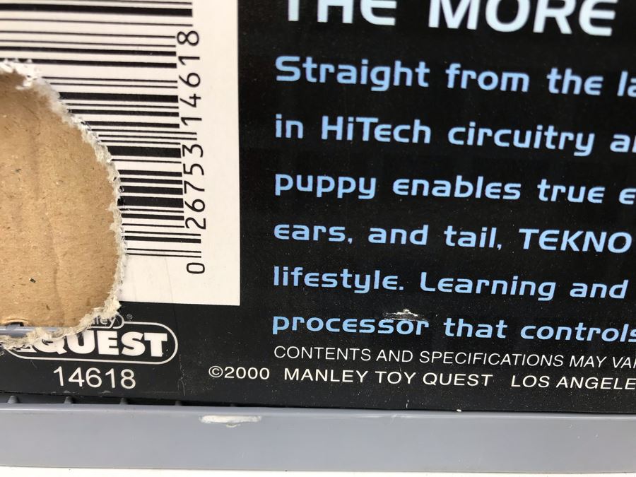 New In Damaged Box Tekno The Robotic Puppy 2000 [Photo 13]