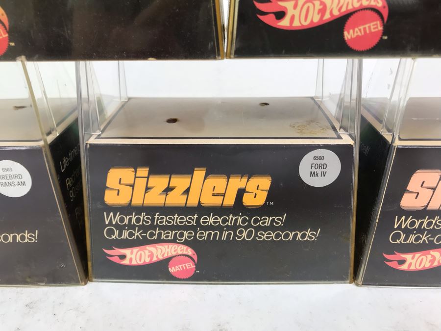 (5) Vintage 1969 Empty Sizzlers Hot Wheels Boxes By Mattel [Photo 9]