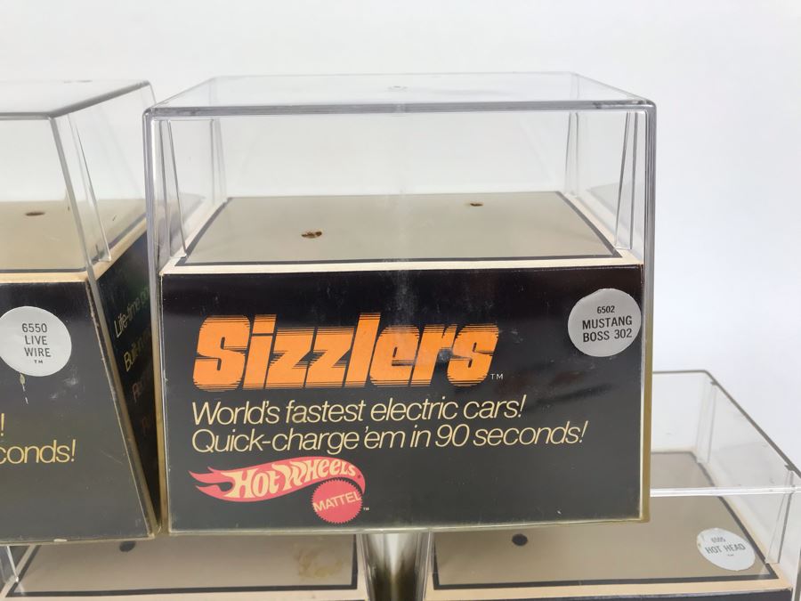 (5) Vintage 1969 Empty Sizzlers Hot Wheels Boxes By Mattel [Photo 5]