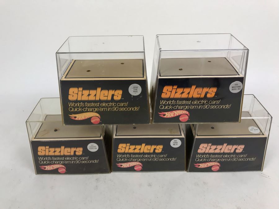(5) Vintage 1969 Empty Sizzlers Hot Wheels Boxes By Mattel [Photo 2]