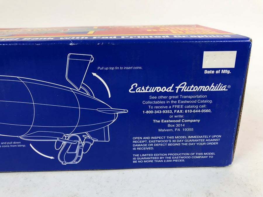 1997 Hot Wheels Blimp Replica Bank New In Box [Photo 4]