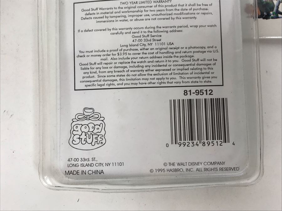 New Toy Story Buzz Lightyear Watch And (2) Original Walt Disney's Toy Story Movie Promotional Buttons From Pacific's El Capitan Theatre Nov 22 - Jan 1 [Photo 7]