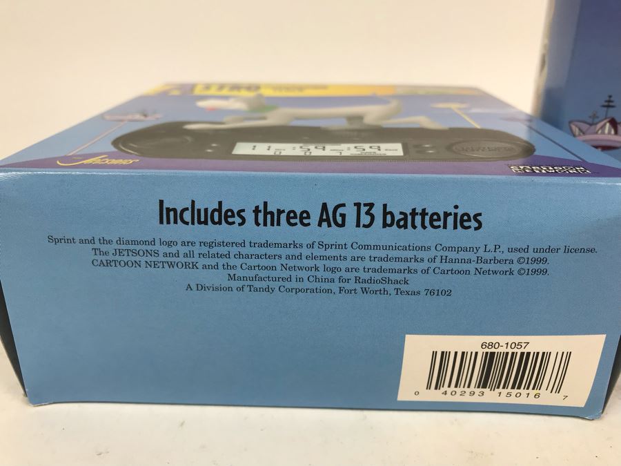 Pair Of New In Box 1999 Astro The Jetsons Countdown Clocks Cartoon Network RadioShack Sprint Promotion [Photo 6]