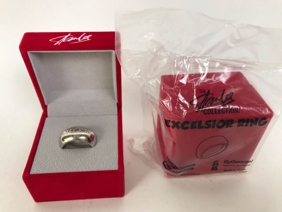 Pair Of Stan Lee Excelsior Rings (One Sealed Ring) From The Stan Lee Collection By ByGeorge! [Photo 2]