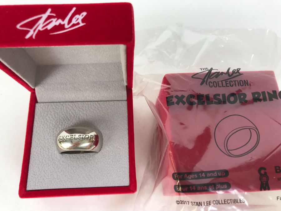 Pair Of Stan Lee Excelsior Rings (One Sealed Ring) From The Stan Lee Collection By ByGeorge! [Photo 1]