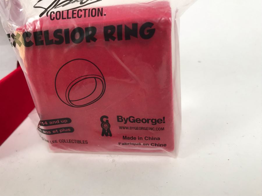 Pair Of Stan Lee Excelsior Rings (One Sealed Ring) From The Stan Lee Collection By ByGeorge! [Photo 7]