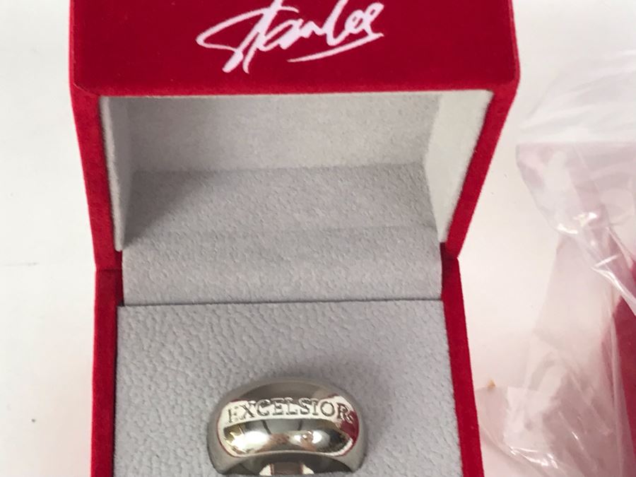 Pair Of Stan Lee Excelsior Rings (One Sealed Ring) From The Stan Lee Collection By ByGeorge! [Photo 5]