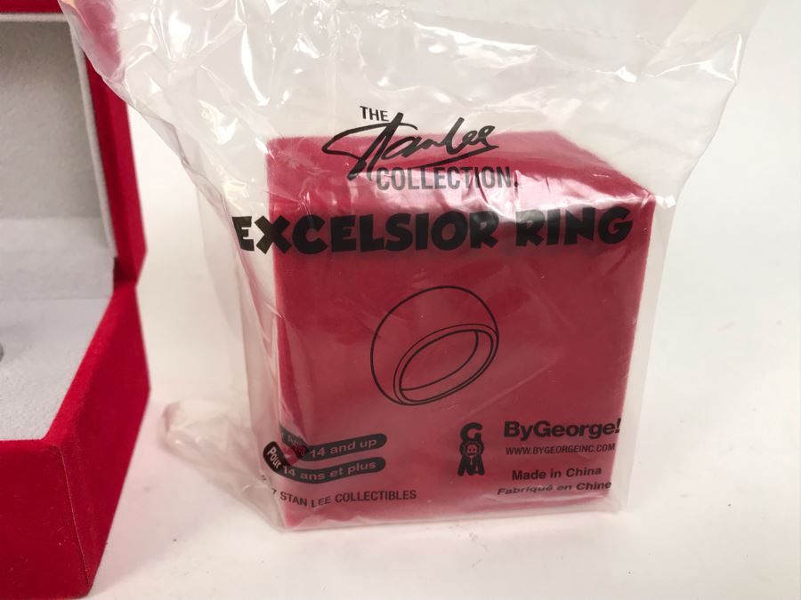 Pair Of Stan Lee Excelsior Rings (One Sealed Ring) From The Stan Lee Collection By ByGeorge! [Photo 6]