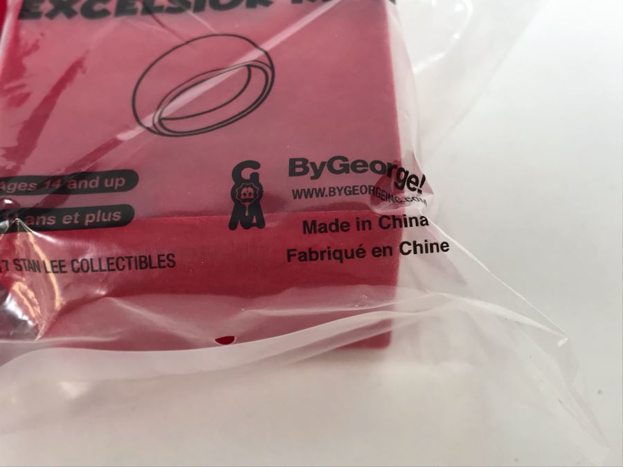 Pair Of Stan Lee Excelsior Rings (One Sealed Ring) From The Stan Lee Collection By ByGeorge! [Photo 6]