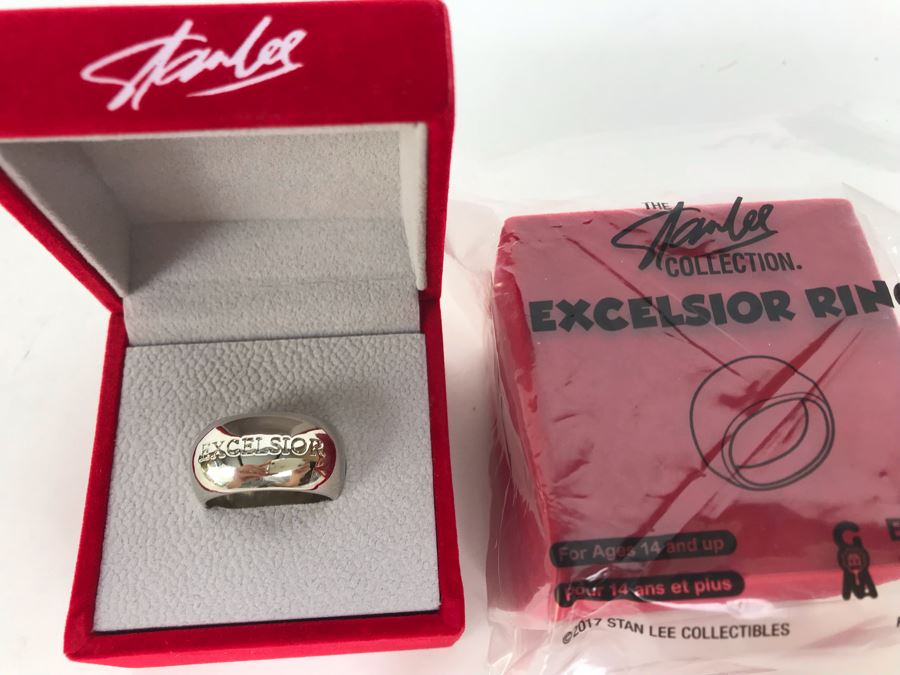 Pair Of Stan Lee Excelsior Rings (One Sealed Ring) From The Stan Lee Collection By ByGeorge! [Photo 2]