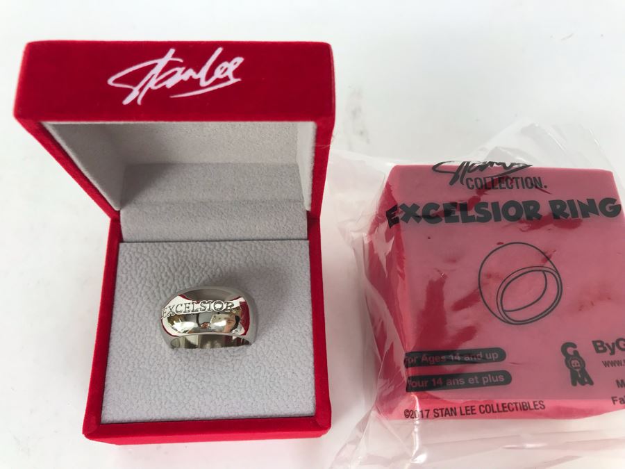 Pair Of Stan Lee Excelsior Rings (One Sealed Ring) From The Stan Lee Collection By ByGeorge! [Photo 2]