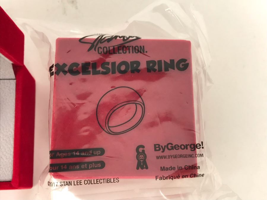 Pair Of Stan Lee Excelsior Rings (One Sealed Ring) From The Stan Lee Collection By ByGeorge! [Photo 4]