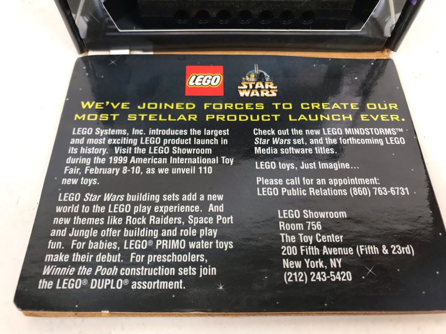 Vintage 1999 Rare LEGO Exclusive Promotional Piece Introducing Star Wars LEGO Line [Photo 4]