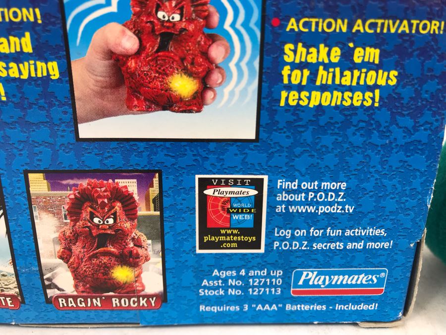 New In Box Playmates P.O.D.Z. And Vintage 1983 Gumby Plush Doll [Photo 8]