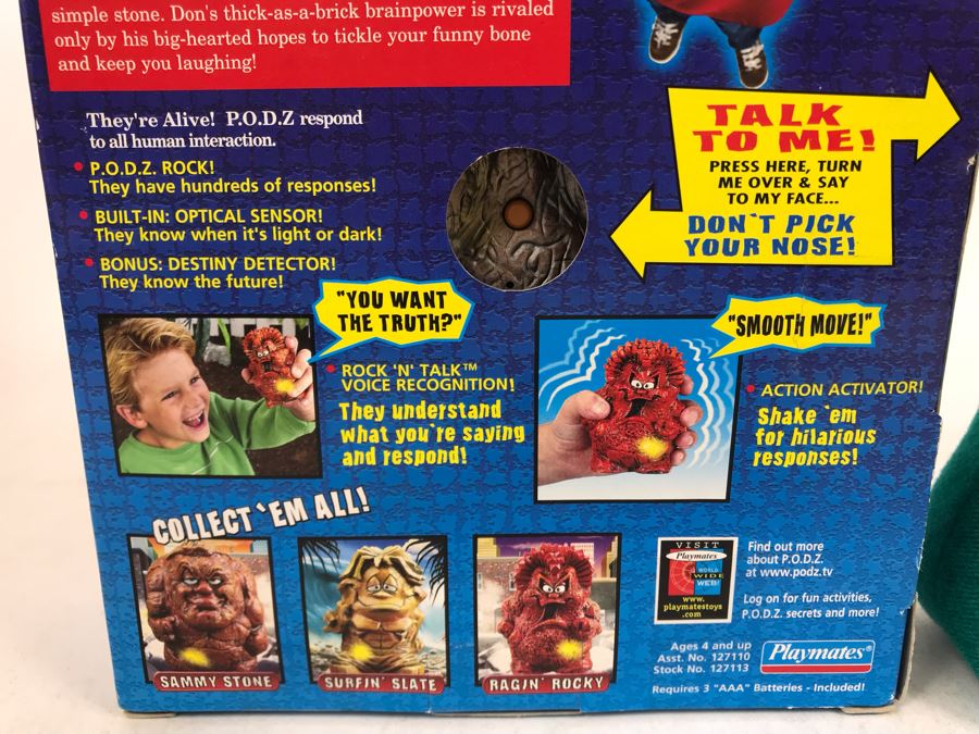 New In Box Playmates P.O.D.Z. And Vintage 1983 Gumby Plush Doll [Photo 7]