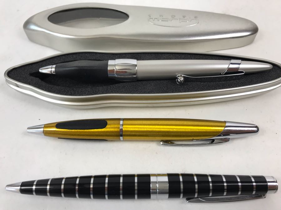 (3) Cross Ballpoint Pens Including Cross Morph Pen With Case [Photo 2]