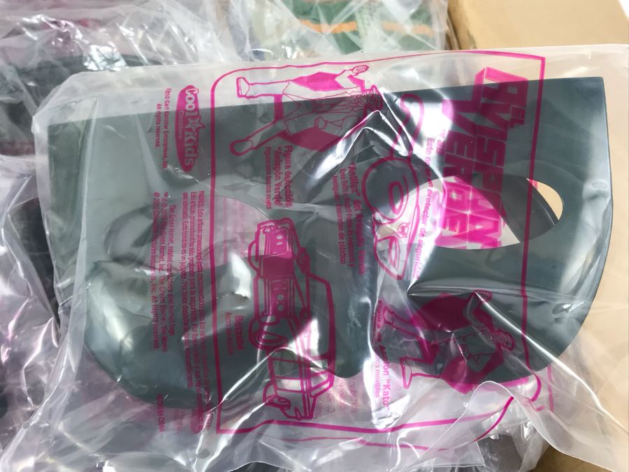 Box Loaded With Carl's Jr Green Hornet Movie Promotional Happy Meal Toys - See Photos [Photo 11]
