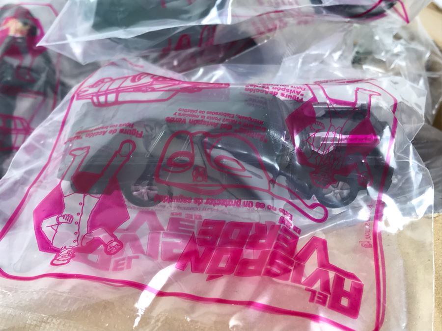 Box Loaded With Carl's Jr Green Hornet Movie Promotional Happy Meal Toys - See Photos [Photo 8]