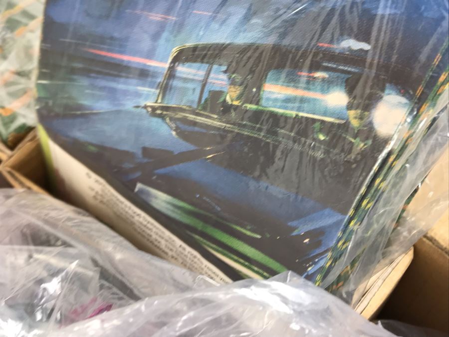 Box Loaded With Carl's Jr Green Hornet Movie Promotional Happy Meal Toys - See Photos [Photo 14]