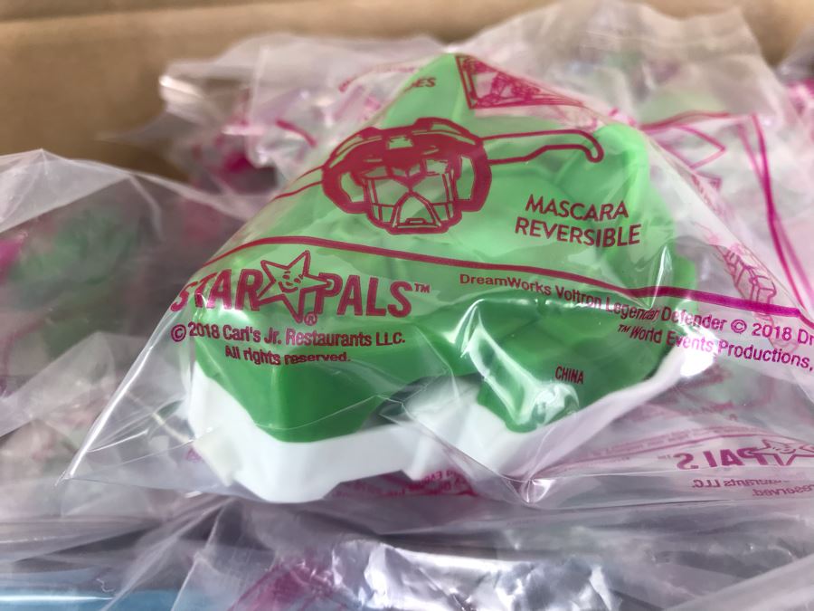 Box Loaded With Carl's Jr Voltron Mexico TV Show Promotional Happy Meal Toys - See Photos [Photo 12]