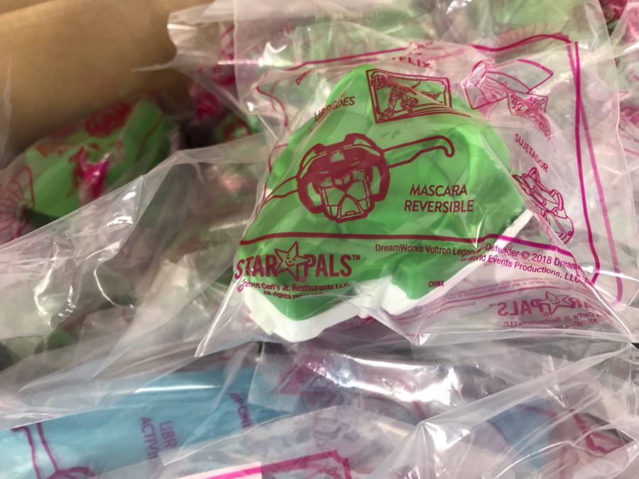 Box Loaded With Carl's Jr Voltron Mexico TV Show Promotional Happy Meal Toys - See Photos [Photo 13]