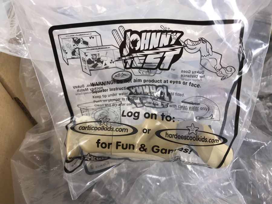 Box Loaded With Carl's Jr Despicable Me Movie Promotional Happy Meal Toys - See Photos [Photo 7]