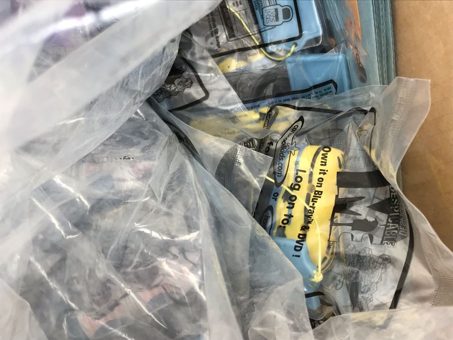 Box Loaded With Carl's Jr Despicable Me Movie Promotional Happy Meal Toys - See Photos [Photo 19]