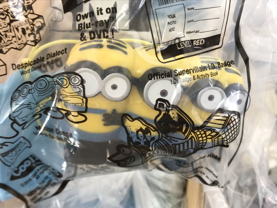Box Loaded With Carl's Jr Despicable Me Movie Promotional Happy Meal Toys - See Photos [Photo 18]