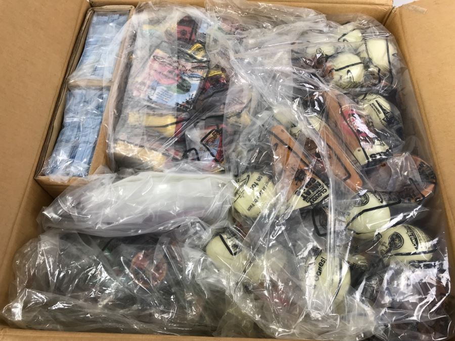 Box Loaded With Carl's Jr Cloudy With A Chance Of Meatballs Movie Promotional Happy Meal Toys - See Photos [Photo 3]