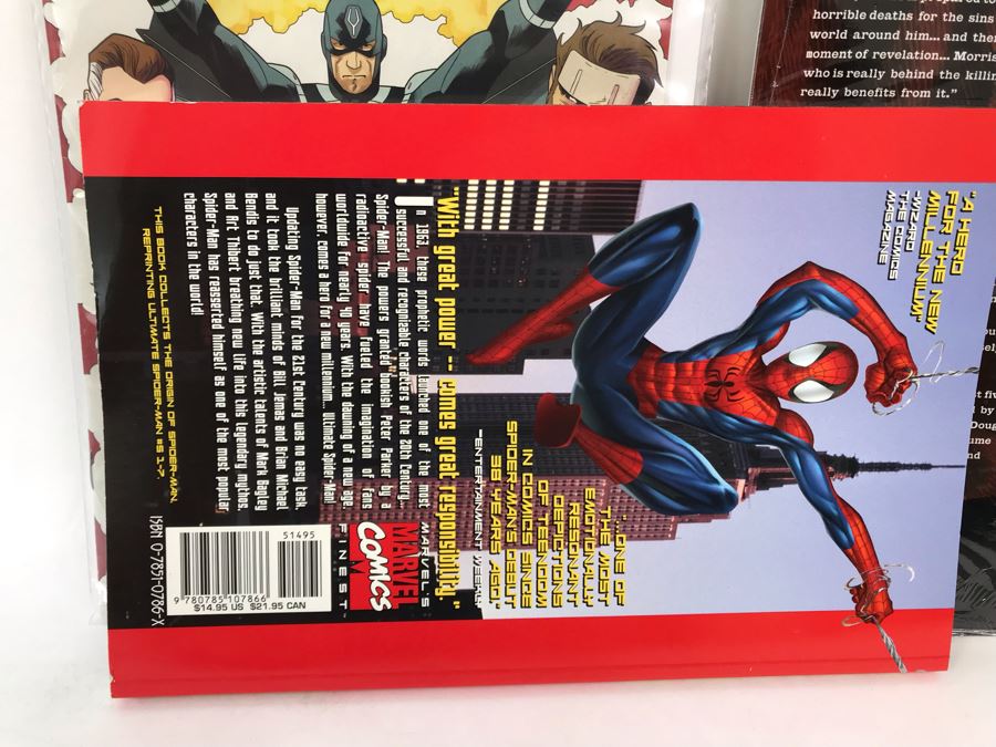 (3) Comic Books: Ultimate Spider-Man Power And Responsibility, The Inhumans #1 And Animal Man [Photo 9]