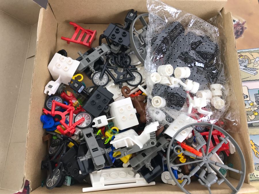 Box Filled With Various Opened LEGO Kits And Legoland Bag - Not Sure If Kits Are Complete - For Parts [Photo 19]