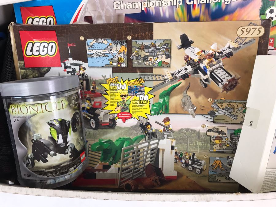 Box Filled With Various Opened LEGO Kits And Legoland Bag - Not Sure If Kits Are Complete - For Parts [Photo 3]
