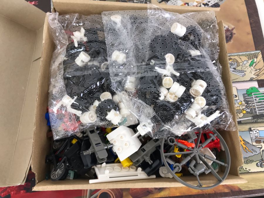 Box Filled With Various Opened LEGO Kits And Legoland Bag - Not Sure If Kits Are Complete - For Parts [Photo 18]