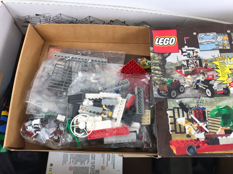 Box Filled With Various Opened LEGO Kits And Legoland Bag - Not Sure If Kits Are Complete - For Parts [Photo 15]