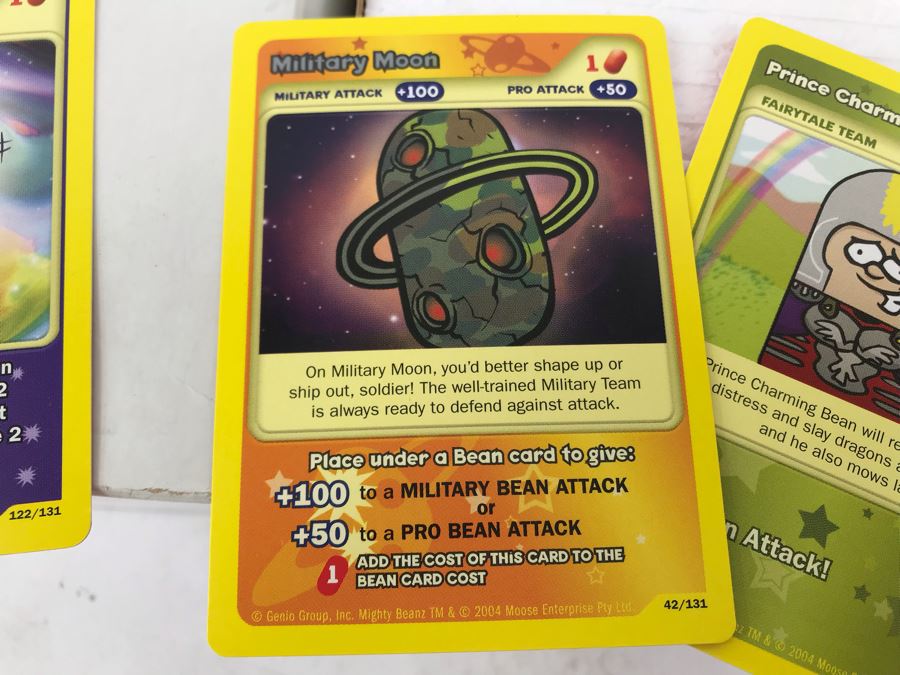 2004 Full Set Of Mighty Beanz Trading Card Game Cards Spin Master Genio Cards [Photo 3]