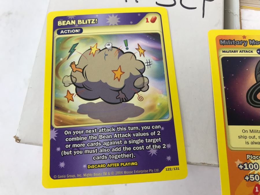 2004 Full Set Of Mighty Beanz Trading Card Game Cards Spin Master Genio Cards [Photo 4]