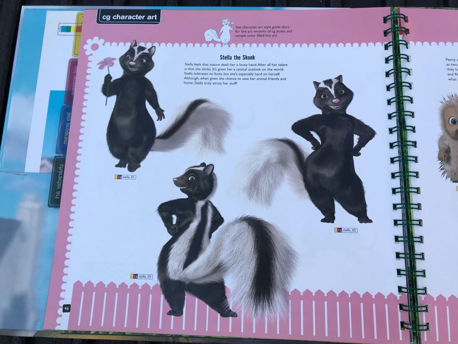 2006 Dreamworks Over The Hedge Movie Trade Book Graphic Animation Treatment Book Cells [Photo 18]