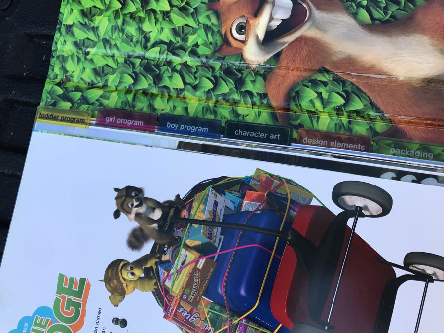 2006 Dreamworks Over The Hedge Movie Trade Book Graphic Animation Treatment Book Cells [Photo 6]