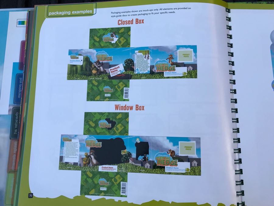 2006 Dreamworks Over The Hedge Movie Trade Book Graphic Animation Treatment Book Cells [Photo 22]