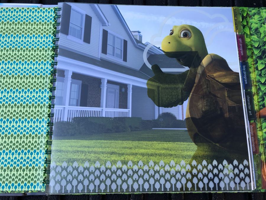 2006 Dreamworks Over The Hedge Movie Trade Book Graphic Animation Treatment Book Cells [Photo 11]