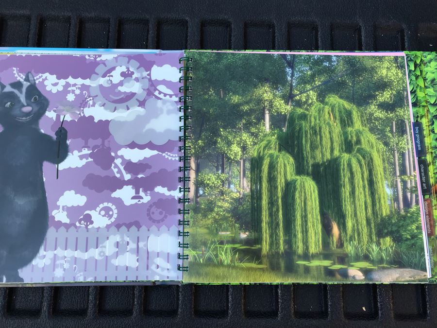 2006 Dreamworks Over The Hedge Movie Trade Book Graphic Animation Treatment Book Cells [Photo 15]