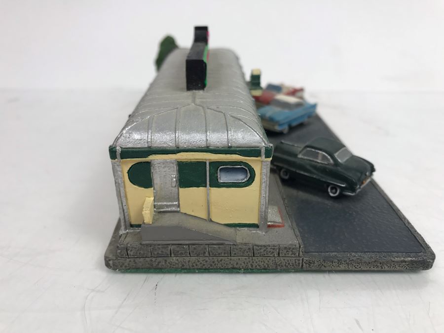 The Danbury Mint Highland Park Diner Rochester, New York Collection Classic American Diners Sculpture Figurine No Box [Photo 7]