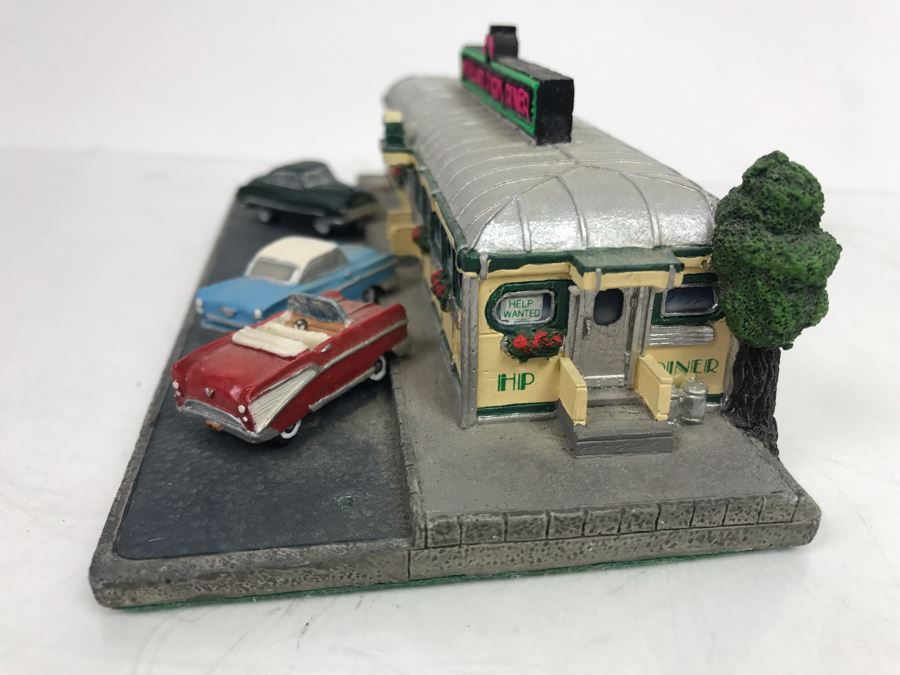 The Danbury Mint Highland Park Diner Rochester, New York Collection Classic American Diners Sculpture Figurine No Box [Photo 5]