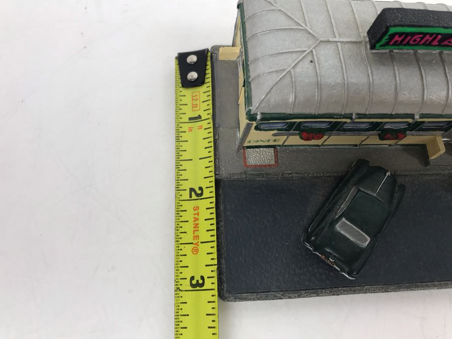 The Danbury Mint Highland Park Diner Rochester, New York Collection Classic American Diners Sculpture Figurine No Box [Photo 10]