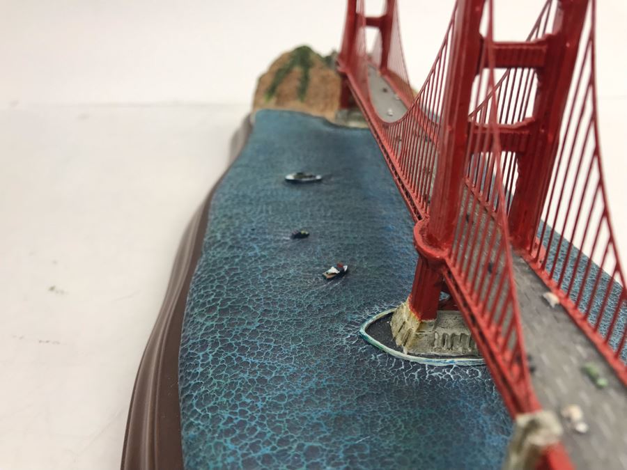 The Danbury Mint The Golden Gate Bridge San Francisco, California Sculpture Figurine With Box [Photo 10]